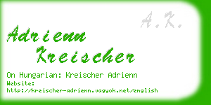 adrienn kreischer business card